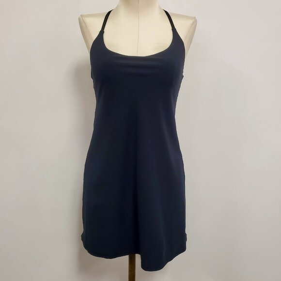 Abercrombie & Fitch Womens Athletic Dress Size XXS Petite Black Workout Running - Picture 1 of 11